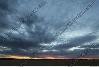 Photo Texture of Sunset Sky 0010